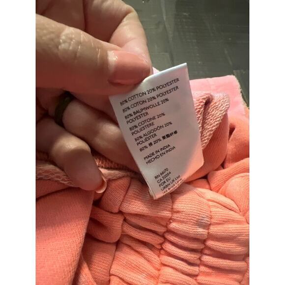 Out From Under Urban Outfitters Tina Terry Romper Dress in Neon Peach Size M - Picture 8 of 8